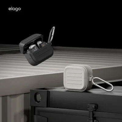 Cover Samsung Buds 3 / 3 Pro Armor Hang Case Elago - Black